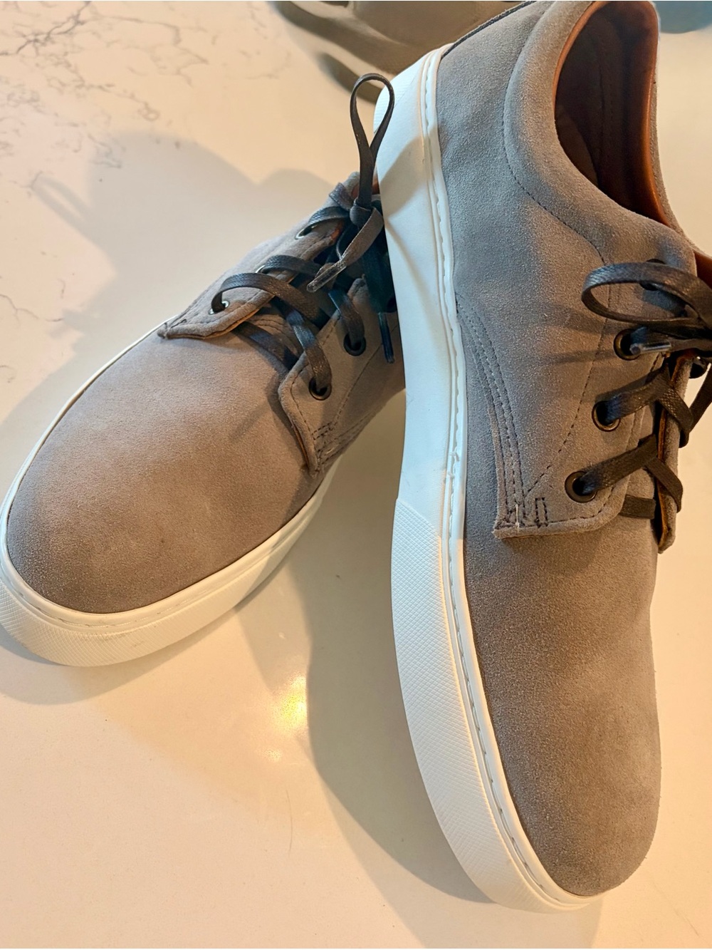 Wolverine 1000 Mile Sneaker Lo Gray Suede Made USA 12D
